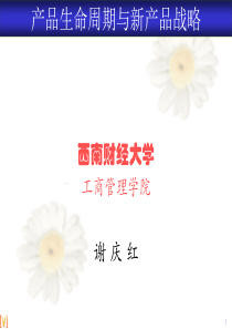 【新产品上市方案大全】第11章-产品生命周期与新产品开发战略