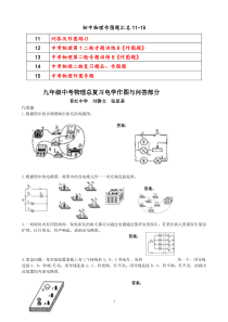 初中物理作图题汇总11-15