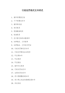 民政行政处罚文书(殡葬管理简易程序版)