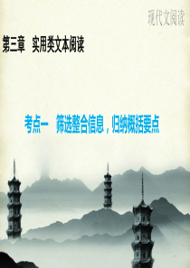 实用类文本——归纳概括题ppt课件