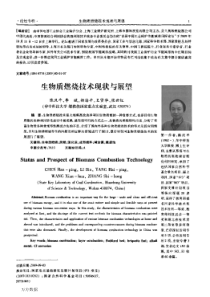 生物质燃烧技术现状与展望