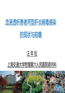 中国血液透析患者丙型肝炎病毒感染的现在与前瞻