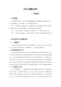 STP战略分析