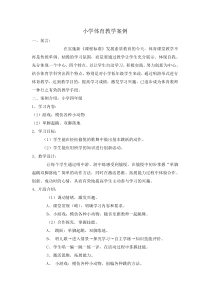 小学体育教学案例5