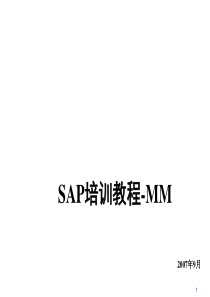 SAPMM标准培训课程(ppt-52页)