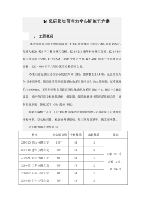 2516米后张法预应力空心板施工方案