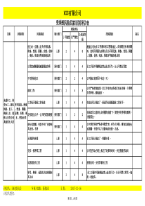 受歧视风险评估分析表