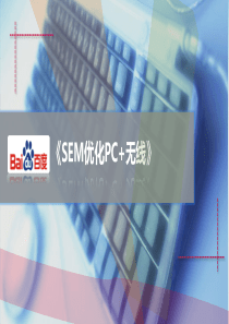 《SEM优化PC+无线》