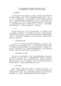 大班建构区案例分析及反思