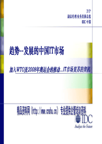 趋势——发展的中国IT市场