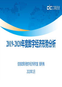 2019-2020年度数字经济形势分析