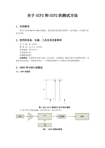 关于OIP3和OIP2的测试方法