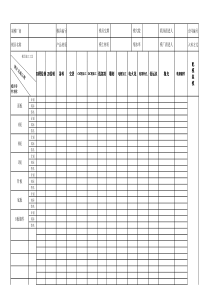 模具制作进度表(范本)