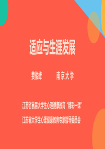 适应与生涯发展