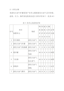 危险度评价法应用举例