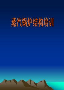 蒸汽锅炉培训