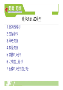 51第03-01节 异步通讯IO模型