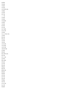 上海路名大全