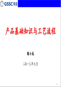 产品基础知识与工艺流程(改)1