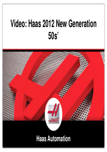 N-1-1 哈斯自动化公司介绍、历史、哈斯之道(Haas Introduction, History
