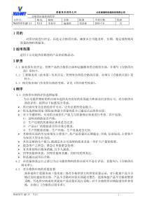 WAYOUT-QP-13合格供应商控制程序 