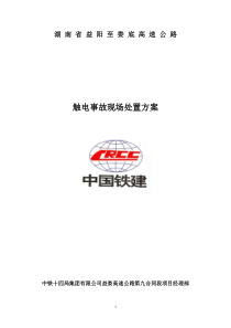 触电事故现场处置方案(新)