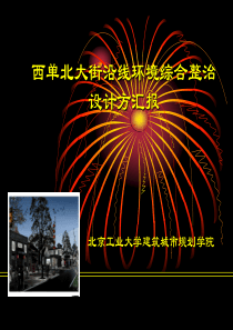 演示文稿1西单北大街综合环境整治中期汇报new