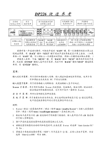 XTA-DP226中文操作手册