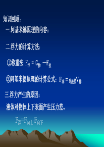 九年级物理 第六节浮力的应用 PPT课件
