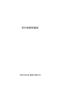 天津万科水晶城可行性研究报告【46页DOC】