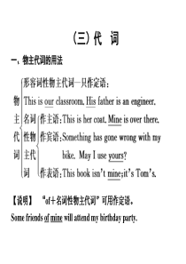 高中英语语法过关辅导课件-代词