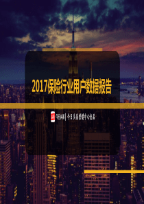 保险行业用户数据报告（PDF33页）