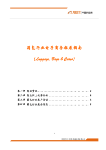 箱包行业电子商务拓展指南