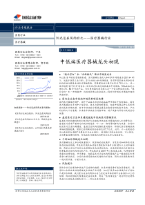 医疗器械行业行业专题报告(PDF13)阳光总在风雨后