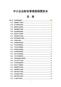 中小企业财务管理流程图范本