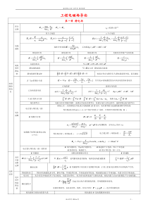6工程电磁场导论知识梳理复习资料