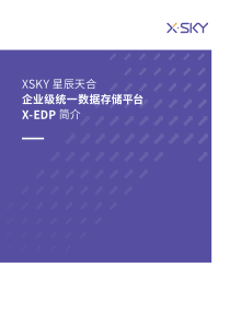 X-EDP企业级统一数据存储平台170615