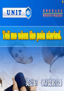 高教版职高英语2(基础模块)Unit-6课件