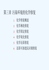 第3章-环境污染的化学修复