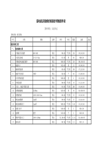 弱电机房装修价格报价明细清单表