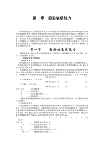 船舶装载能力