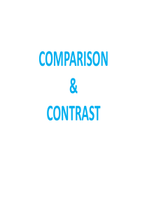 comparison-and-contrast