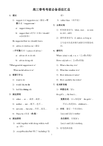(word完整版)山东省春季高考专用：2019年春考全三册语法汇总(考前必备)-推荐文档