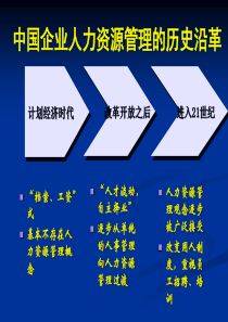 中国企业人力资源管理