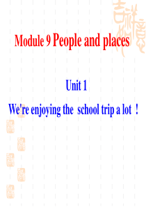 外研社七年级上册(新)-Module9-unit1-课件