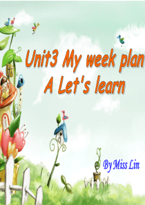 新版PEP小学英语六年级上册Unit 3 My weekend plan  A let`s lear