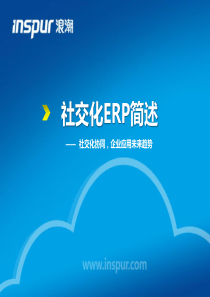 社交化ERP简述