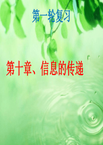 总复习《信息的传递》