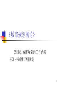 城市规划概论4-3-4