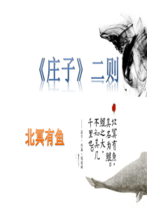 八下第21课《庄子二则——北冥有鱼》PPT)